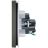 Розетка СП FORTE&amp;PIANO16А IP44 FP319 с заземл. защ. шторки с крышкой безвинт. крепл. сер. IEK FP-R16-16-1-44-K03