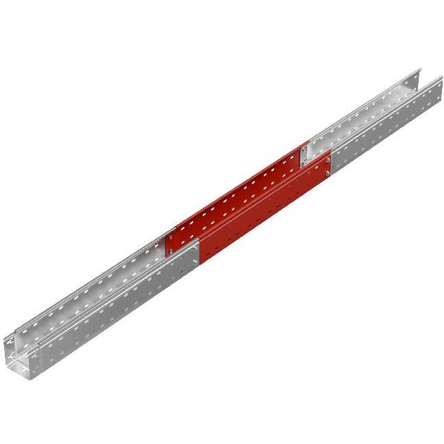 Лоток листовой перфорированный 100х100 L3000 сталь 0.7мм &amp;quot;БЫСТРЫЙ МОНТАЖ ПЛЮС&amp;quot; LPplus100-100-0.7-3000 оцинк. КМ PL0262