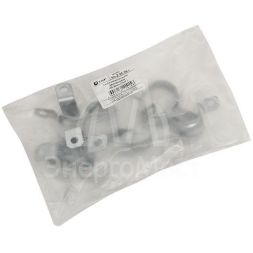 Скоба крепежная двухлапковая d25-26мм метал. (уп.10шт) PROxima EKF sm-2-25-26-r