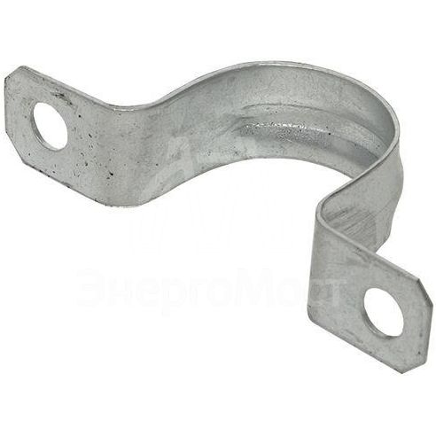 Скоба крепежная двухлапковая d25-26мм метал. (уп.10шт) PROxima EKF sm-2-25-26-r