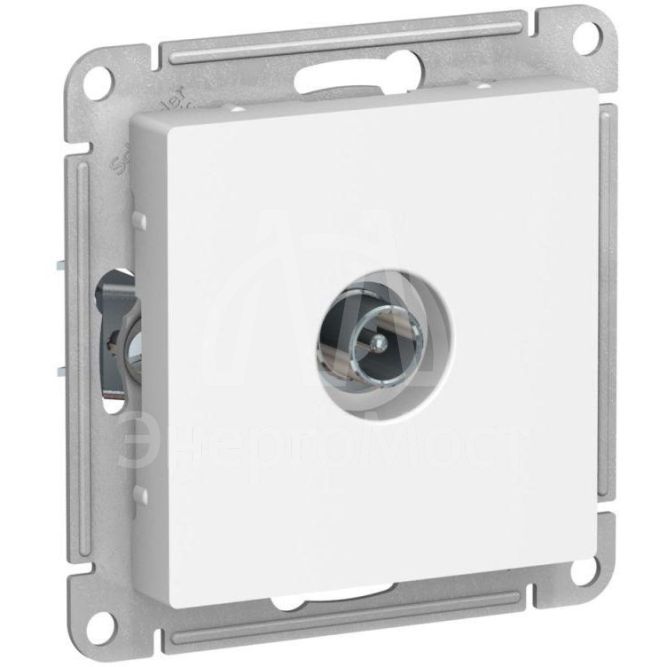 Розетка телевизионная TV оконечная AtlasDesign1DB механизм лотос SE ATN001391