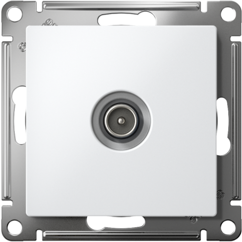 Розетка телевизионная TV оконечная AtlasDesign1DB механизм лотос SE ATN001391