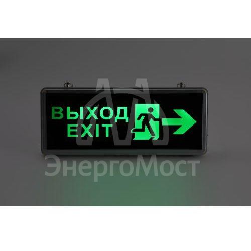 Светильник светодиодный SSA-101-3-20 3ч 3Вт ВЫХОД-EXIT-ЧЕЛОВЕК-стрелка аварийный ЭРА Б0044390