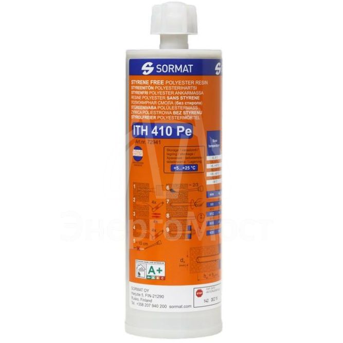 Анкер химический (инжекционная масса) ITH 410 Pe Sormat 9640072941