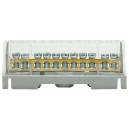 Колодка клеммная поликарбонат 11х5.3мм 1p сер. DKC 5011F