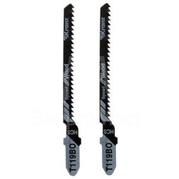 Пилка для электролобзика по оргстеклу T119BO 76мм 12 зубьев на дюйм 4-20мм фигурный рез (уп.2шт) Kranz KR-92-0311