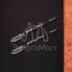 Пилка для электролобзика по оргстеклу T119BO 76мм 12 зубьев на дюйм 4-20мм фигурный рез (уп.2шт) Kranz KR-92-0311