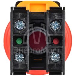 Кнопка &amp;quot;Грибок&amp;quot; d22мм 1НО+1НЗ MASTER с фиксацией красн. IEK MI-BG60-11M-3-21-K04