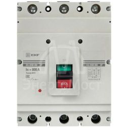 Выключатель автоматический 3п 800/800А 50кА ВА-99М PROxima EKF mccb99-800-800m
