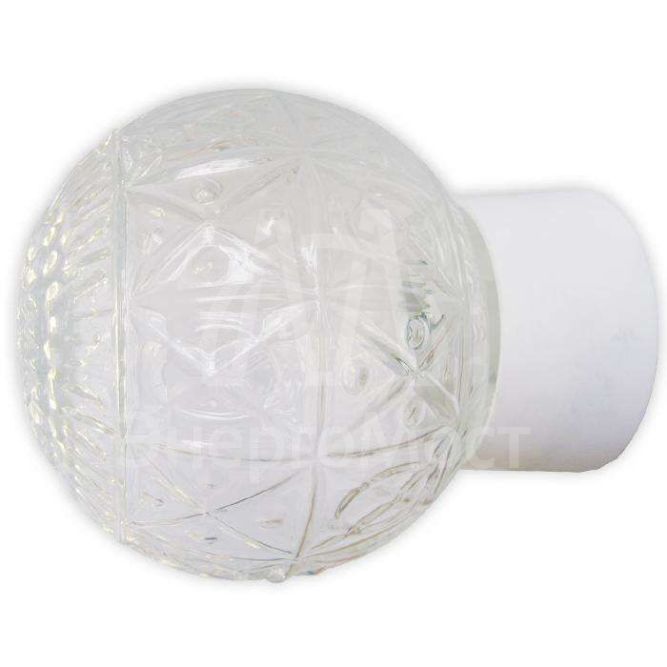 Светильник НББ 64-60-080 &amp;quot;Ребус&amp;quot; d150 1х60Вт E27 IP20 прозр. прям. осн. Элетех 1005100182