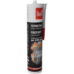 Герметик огнестойкий монтажный акриловый EI240 FIREFORT (310мл) KM-FF-G-310 КМ LO52676