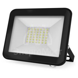 Прожектор светодиодный Elementary 30Вт 2100лм IP65 6500К черн. ПРОМО Gauss 613100330P