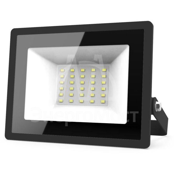 Прожектор светодиодный Elementary 30Вт IP65 6500К черн. Gauss 613100330