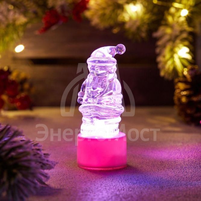 Фигура светодиодная &amp;quot;Санта Клаус&amp;quot; на подставке RGB Neon-Night 501-040