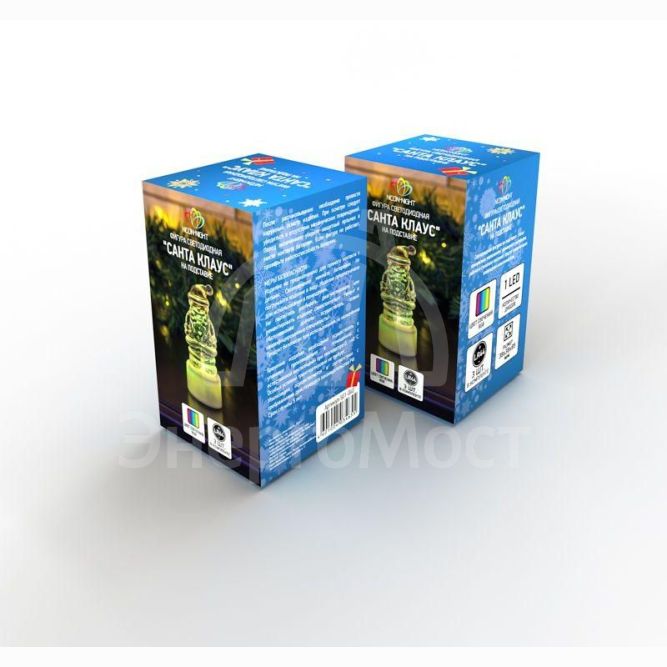 Фигура светодиодная &amp;quot;Санта Клаус&amp;quot; на подставке RGB Neon-Night 501-040