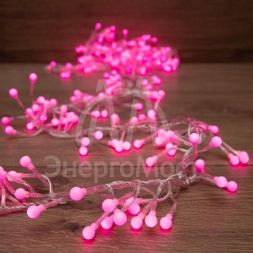 Гирлянда &amp;quot;Мишура LED&amp;quot; 6м 576LED роз. прозр. провод 35Вт 220В IP20 NEON-NIGHT 303-617