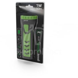 Фонарь аккумуляторный ручной 1Вт 50лм аккум. lead acid 0.25А.ч GAUSS GF101