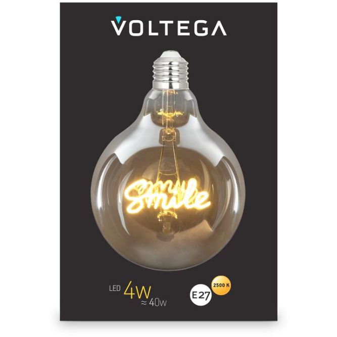 Лампа светодиодная филаментная Loft 271 G125 4Вт 2500К E27 Voltega 8553