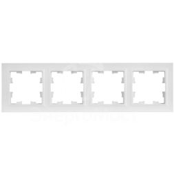Рамка 4-м BRITE РУ-4-БрАБ арктич. бел. IEK BR-M42-K91