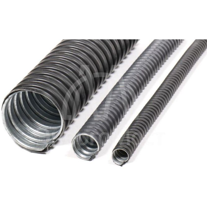 Металлорукав в ПВХ изоляции Р3-ЦПнг 100 d100мм без протяжки черн. (уп.5м) ГОФРОМАТИК zeta44212