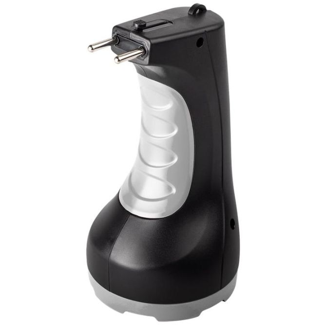 Фонарь аккумуляторный ручной AccuF2-L5W-bk SMD 5Вт 185лм IP20 2 режима: яркий/эконом аккум. 1.6А.ч выдвижная вилка индикатор зарядки ремешок черн. ФАZА 2857170