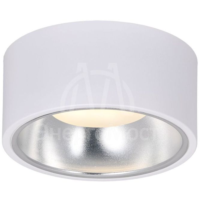 Светильник 4017 накладной потолочный под лампу GX53 бел./хром IEK LT-UPB0-4017-GX53-1-K54