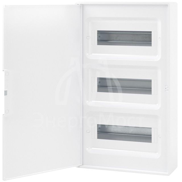 Щиток настенный FRAME 36мод. с бел. дверцей с 4 шинами PEN (2шт на 8 отверст. и 2шт на 10 отверст.) бел. DKC F36W1WW