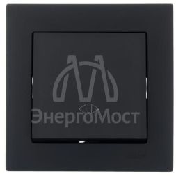 Механизм выключателя промежуточн. 1-кл. СП VESNA черн. бархат LEZARD 742-4288-107