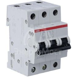 Выключатель автоматический модульный 3п C 16А 4.5кА SH203L C16 ABB 2CDS243001R0164