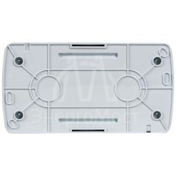 Розетка 2-м ОП Владивосток 16А IP54 с заземл. с прозр. крышкой бел. EKF EQR16-129-30-54-T