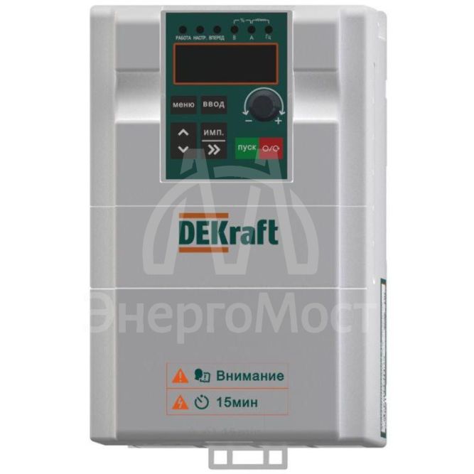 Преобразователь частоты DEKV060 3.7кВт 380В 3ф с торм. модулем SchE DEKV060G3R7T4B