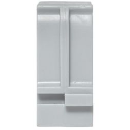 Держатель для труб (клипса) d25мм для монтажн. пистолета сер. (уп.100шт) Plast EKF derjp-z-25