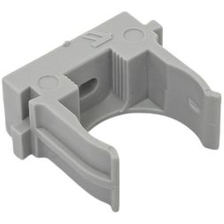 Держатель для труб (клипса) d25мм для монтажн. пистолета сер. (уп.100шт) Plast EKF derjp-z-25