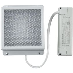Светильник светодиодный ULP-1010 7W/4000K IP40 GRILYATO WHITE 7Вт 4000К IP40 630лм 100х100х37 потолочный встраив. грильято рассеив. призма с источником питания бел. Uniel UL-00007426
