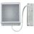 Светильник светодиодный ULP-1010 7W/4000K IP40 GRILYATO WHITE 7Вт 4000К IP40 630лм 100х100х37 потолочный встраив. грильято рассеив. призма с источником питания бел. Uniel UL-00007426