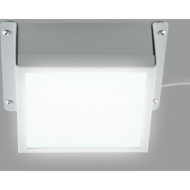 Светильник светодиодный ULP-1010 7W/4000K IP40 GRILYATO WHITE 7Вт 4000К IP40 630лм 100х100х37 потолочный встраив. грильято рассеив. призма с источником питания бел. Uniel UL-00007426