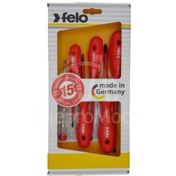 Набор отверток диэлектрических SL/PH отвертка тестер напряжения сети (уп.7шт) Felo 61396298