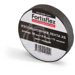 Изолента ХБ 18х0.4х11 черн. Fortisflex 71242