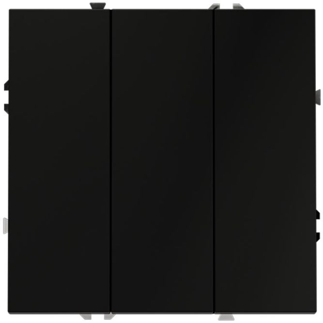 Выключатель 3-кл. СП S70 10А механизм черн. матов. Voltum VLS030108