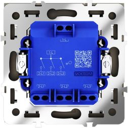 Выключатель 3-кл. СП S70 10А механизм черн. матов. Voltum VLS030108