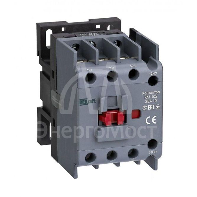 Контактор КМ-102 38А 220В/230В AC3 AC4 1НО SchE 22313DEK
