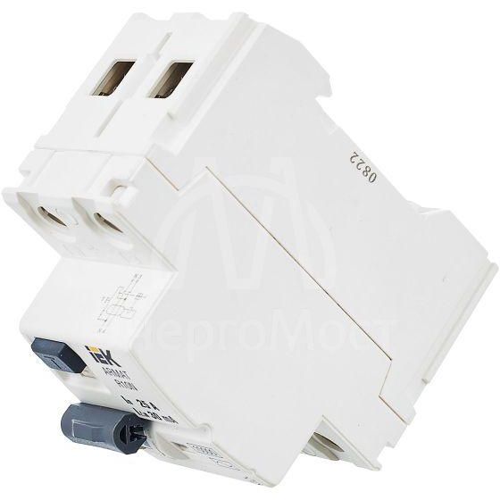 Выключатель дифференциального тока 2п 25А 30мА тип AC ВДТ R10N ARMAT IEK AR-R10N-2-025C030