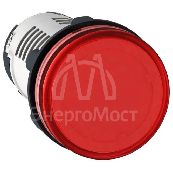 Лампа сигнальная 22мм 230В LED красн. SchE XB7EV04MP