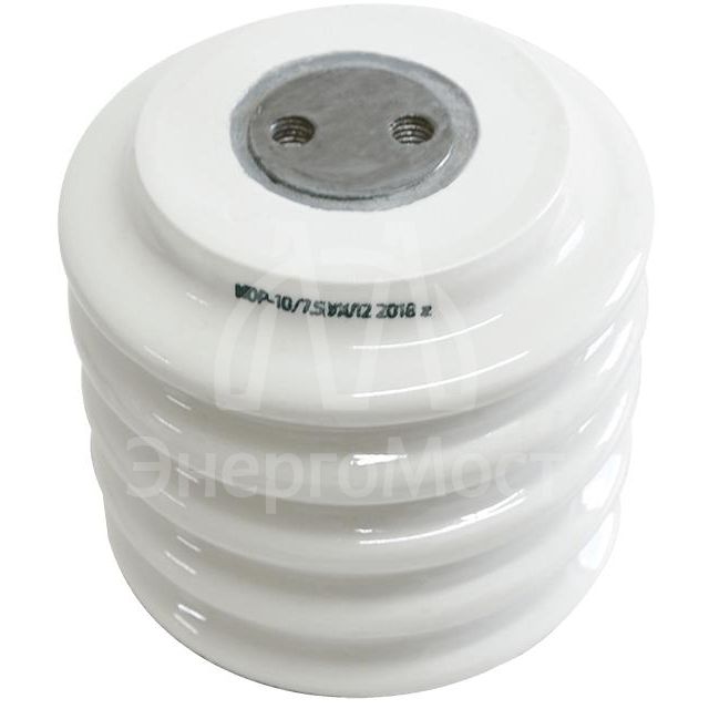 Изолятор опорный ИОР-10-7.5 II УХЛ2 (2 отв. М10/1 отв. М16) АФЗ 00000123