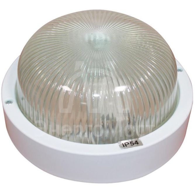 Светильник &amp;quot;Банник&amp;quot; 1301 круг малый НПП 03-60-013 IP54 бел. пласт. Элетех 1005500879