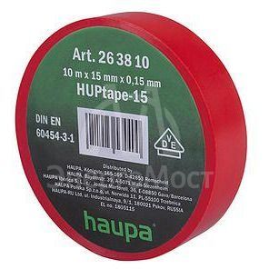 Изолента ПВХ 19мм (рул.20м) красн. HAUPA 263852