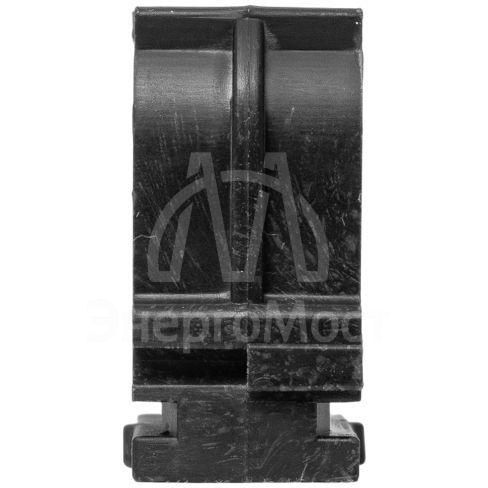 Держатель для труб (клипса) для ручного монтажа d20мм черн. Plast (уп.100шт) EKF derj-z-20s-black