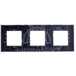 Рамка 3-м 6мод. Zenit бел. ABB 2CLA227300N1101