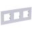 Рамка 3-м 6мод. Zenit бел. ABB 2CLA227300N1101