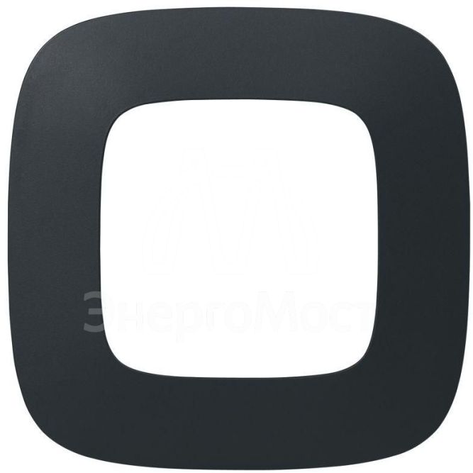 Рамка 1-м Valena Allure универсальная мат. черн. Leg 754401